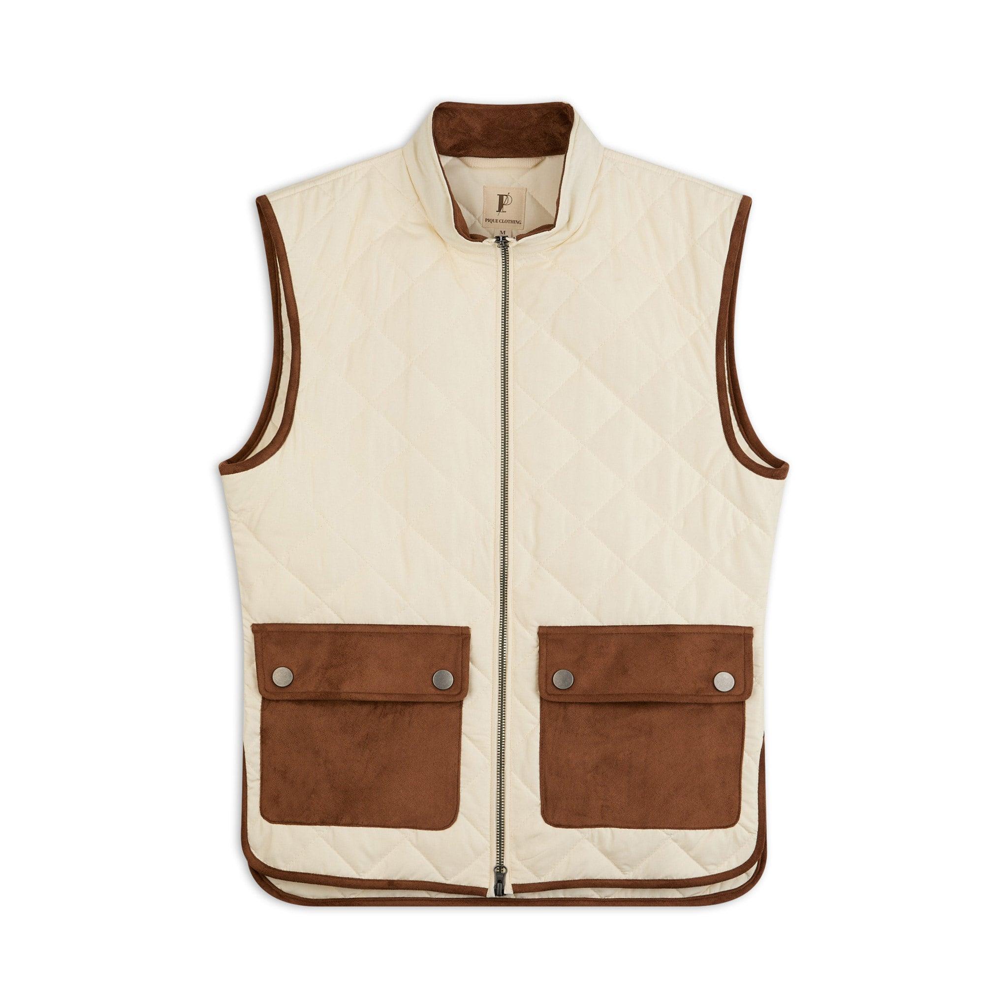 The Amari Vest in Cream