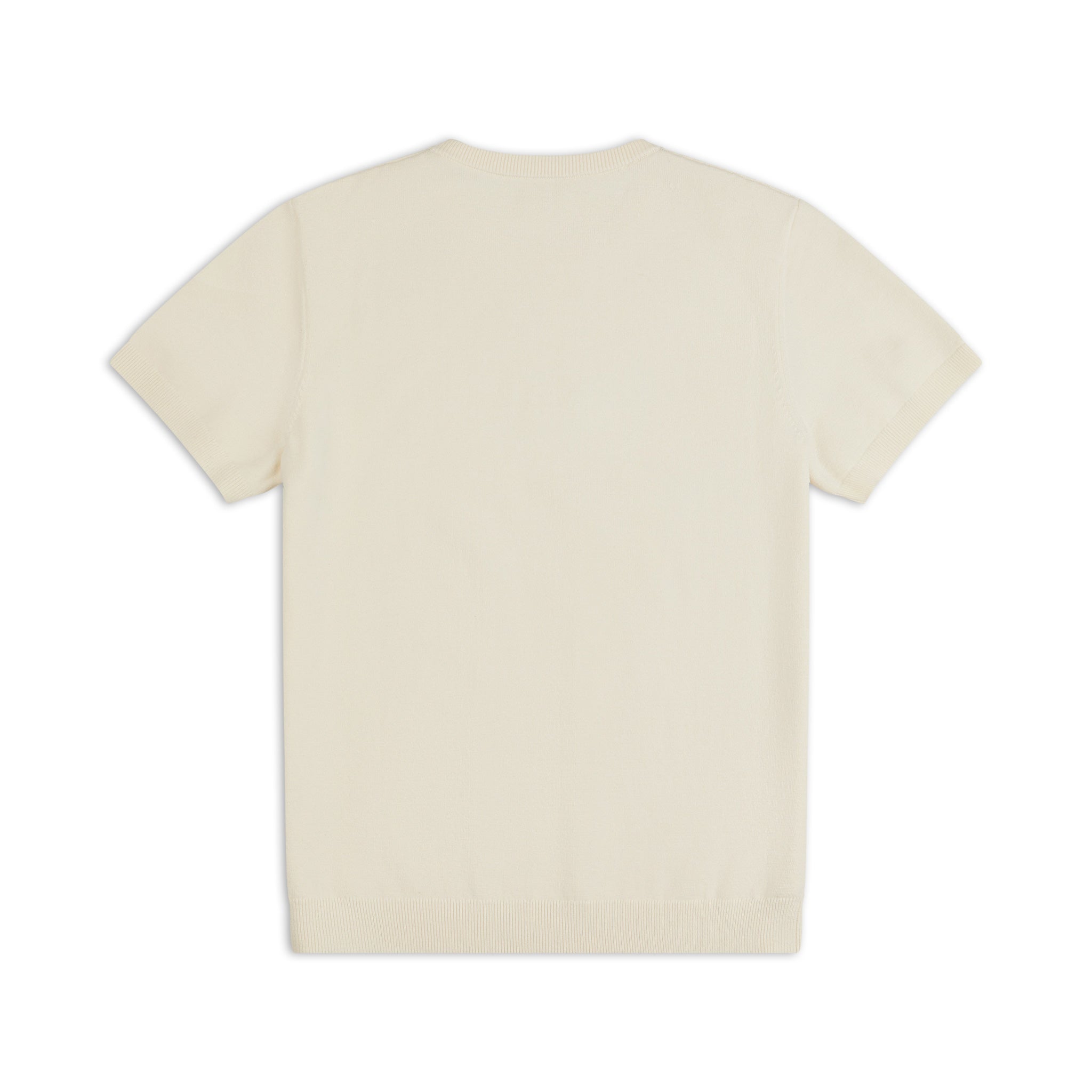 Signature Knit Sweater Tee in Ivory