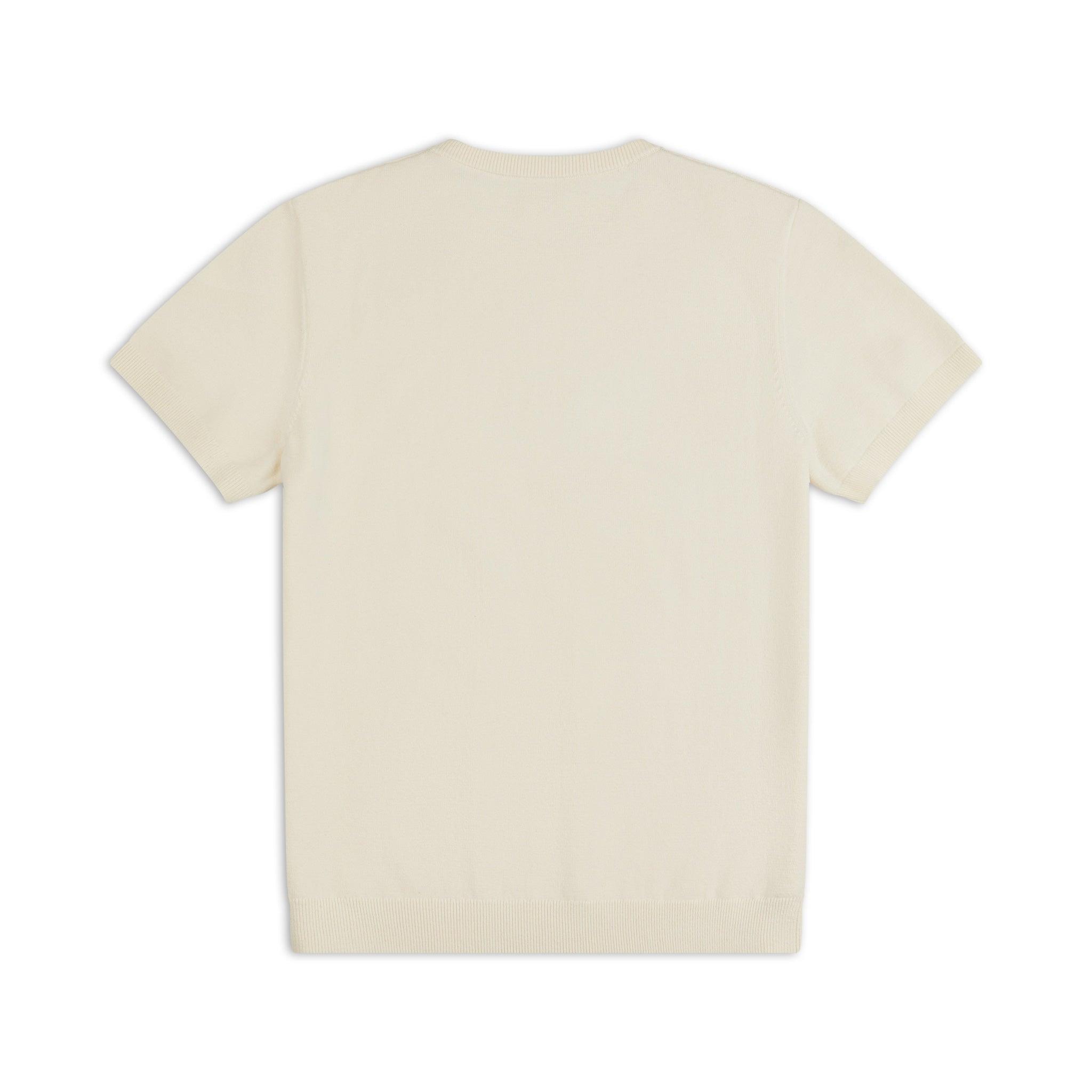 Signature Men's Knit Sweater Tee in Ivory