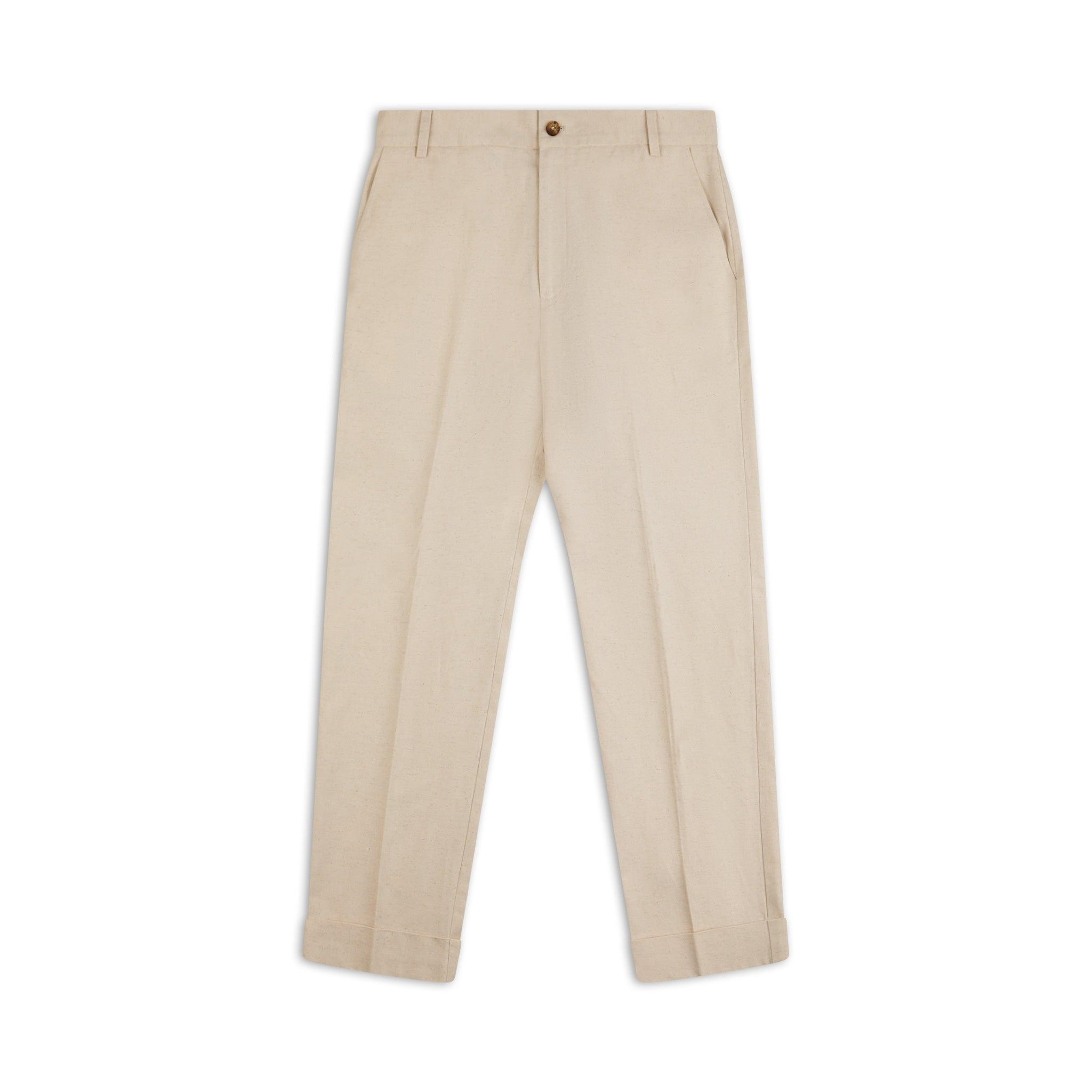Bordeaux Linen Pant