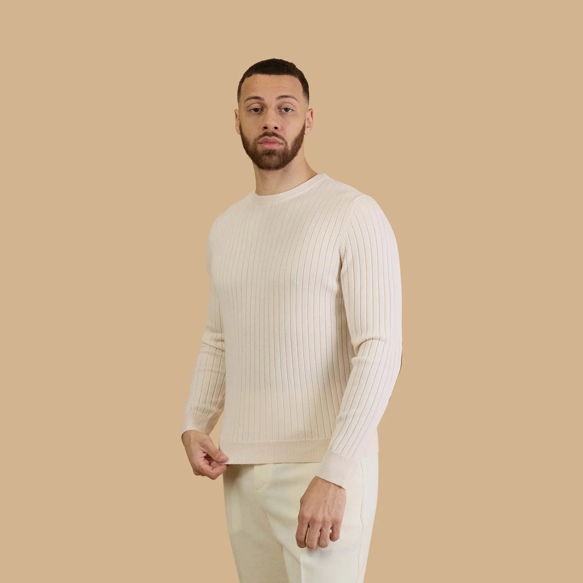 The Wilhelm Sweater in Cream