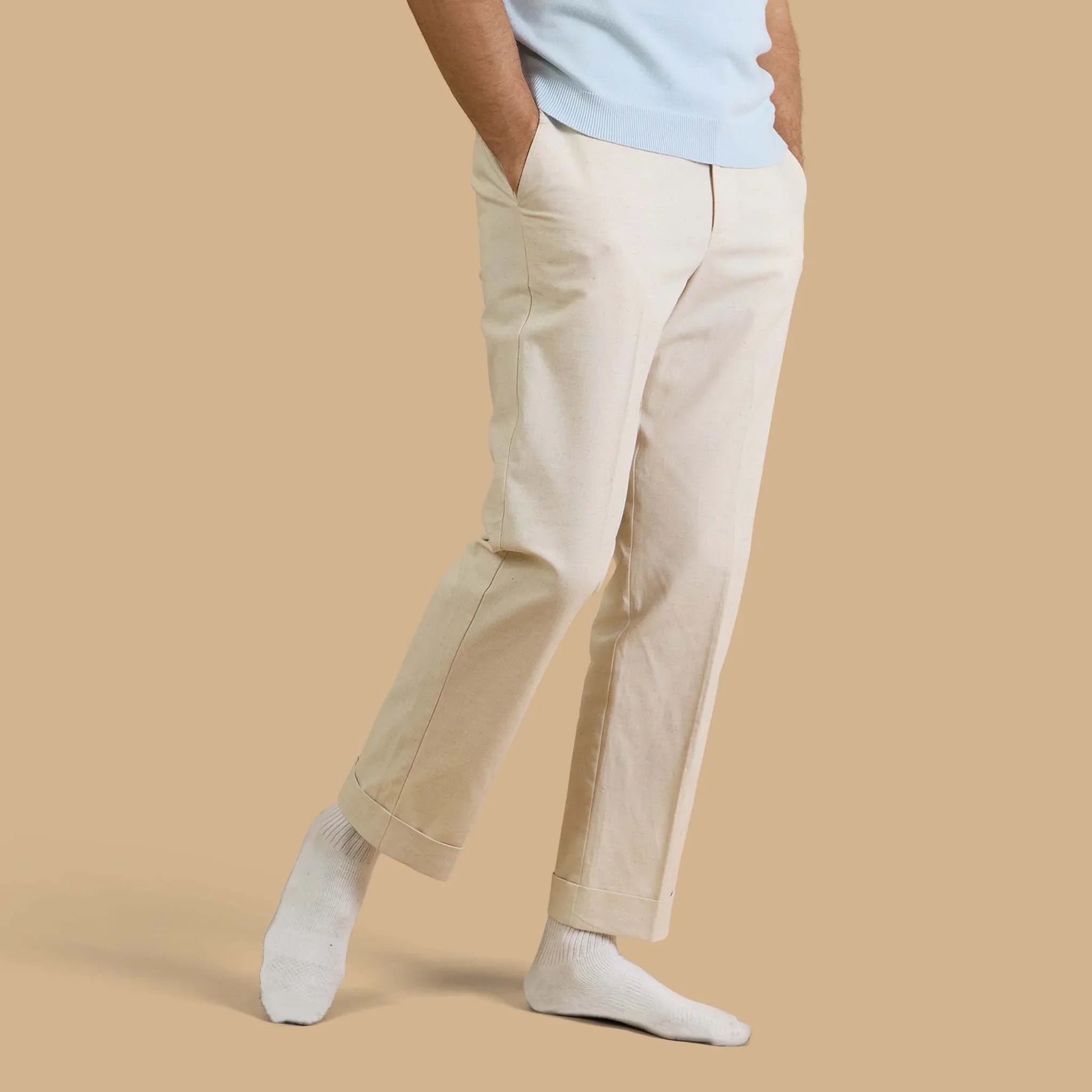 Bordeaux Linen Pant