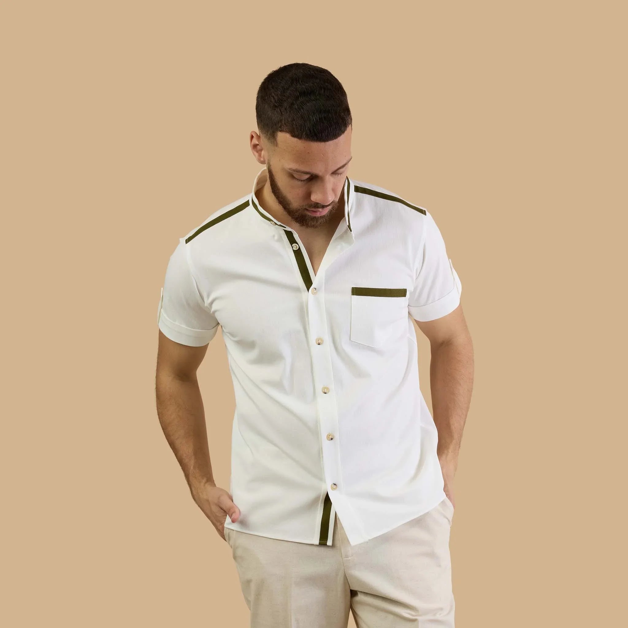 The Luciolo Shirt in Pine