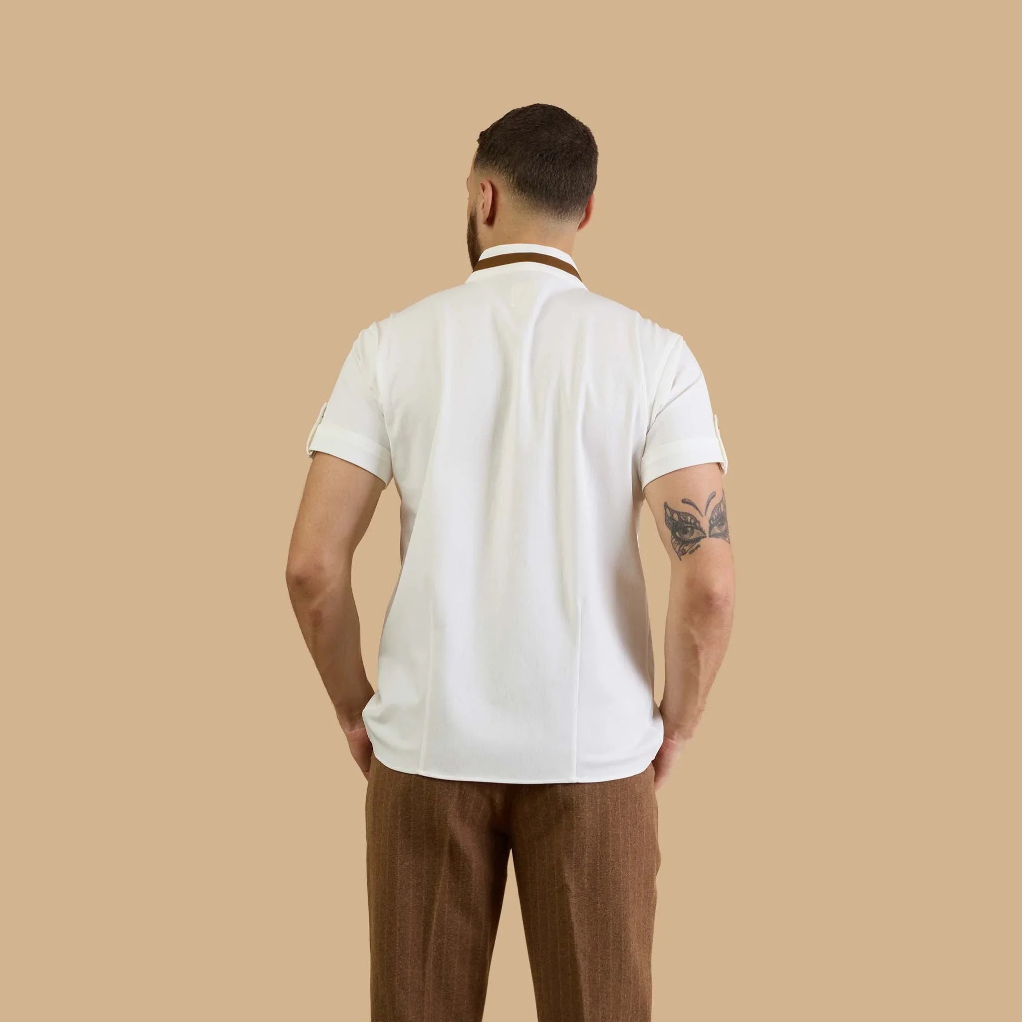 The Luciolo Shirt in Mahogany