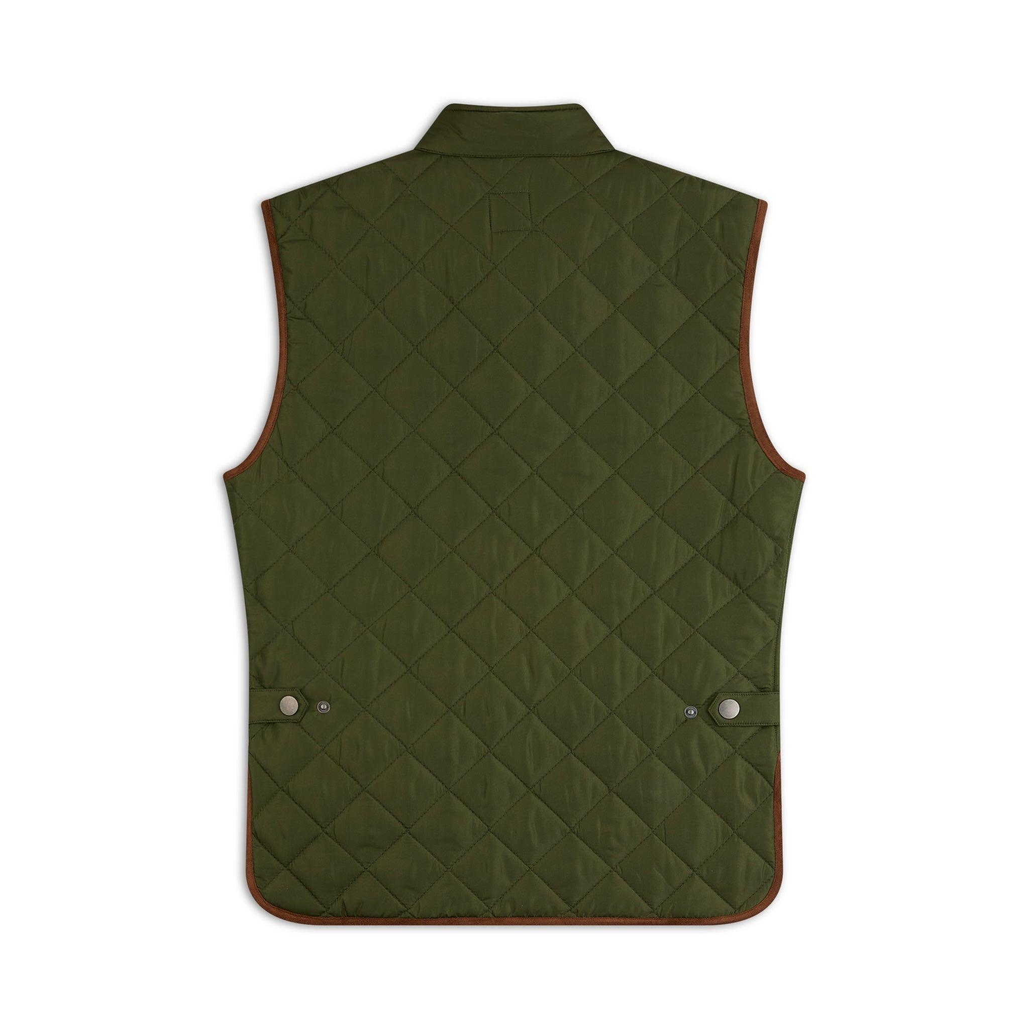 The Amari Vest in Moss