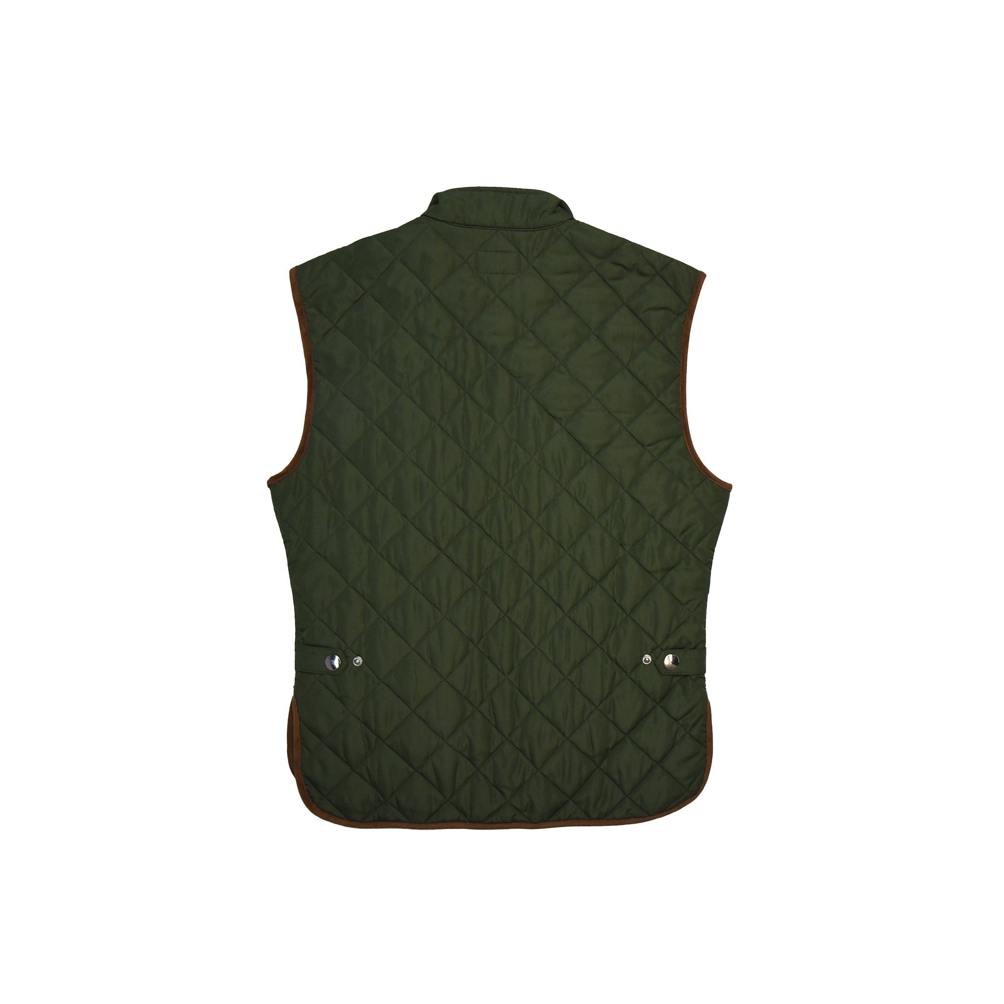 The Amari Vest in Moss