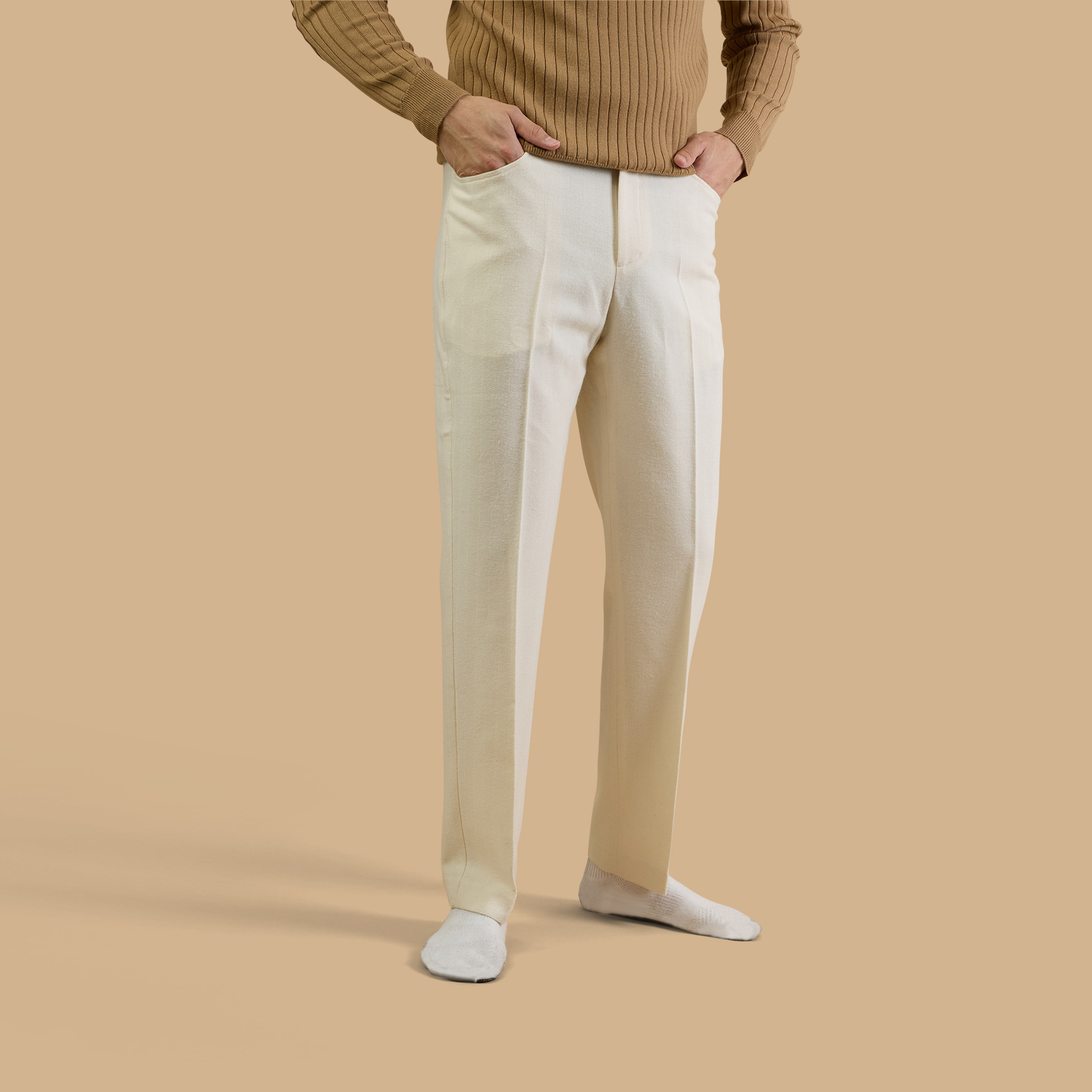 The Batiste Pant in Cream