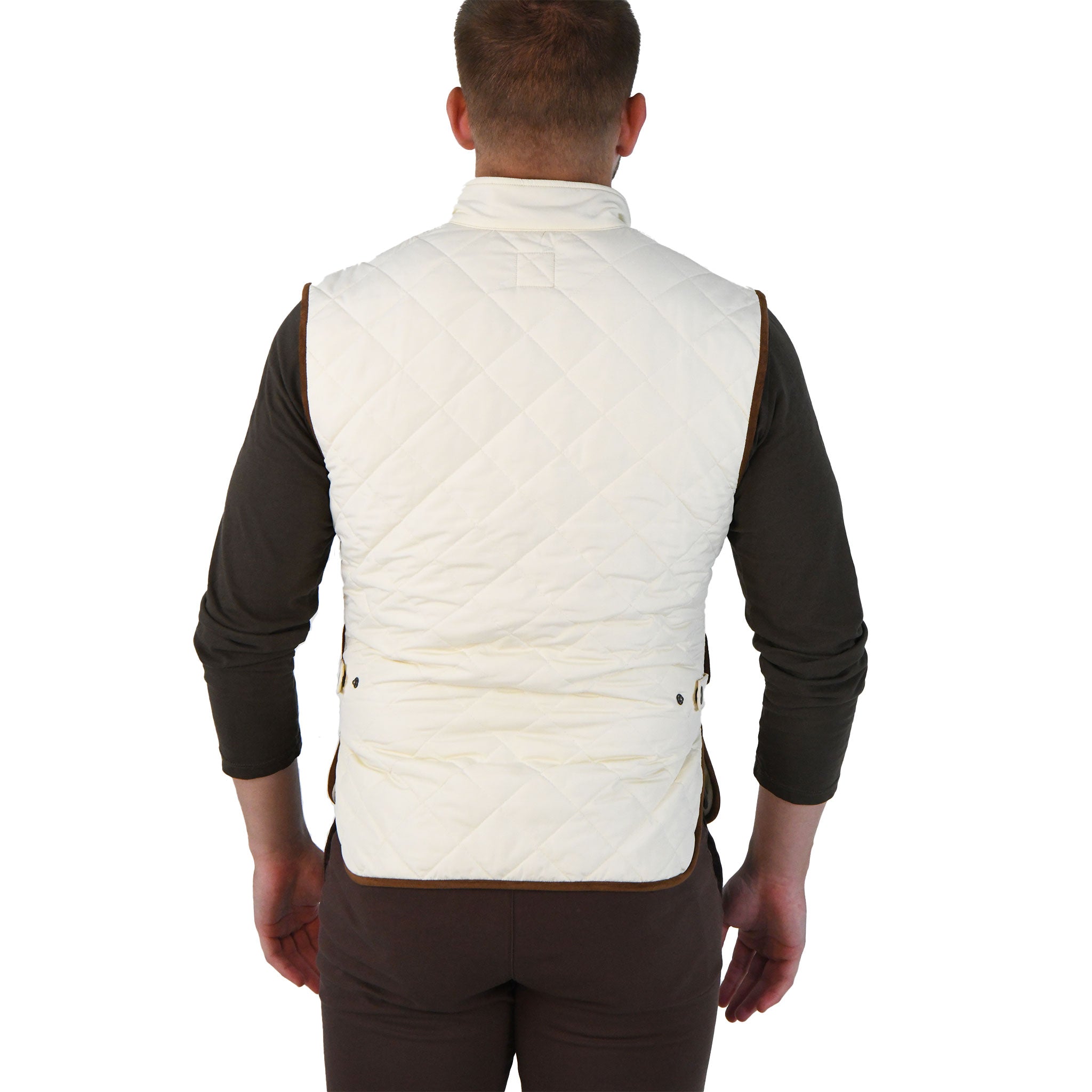 The Amari Vest in Cream