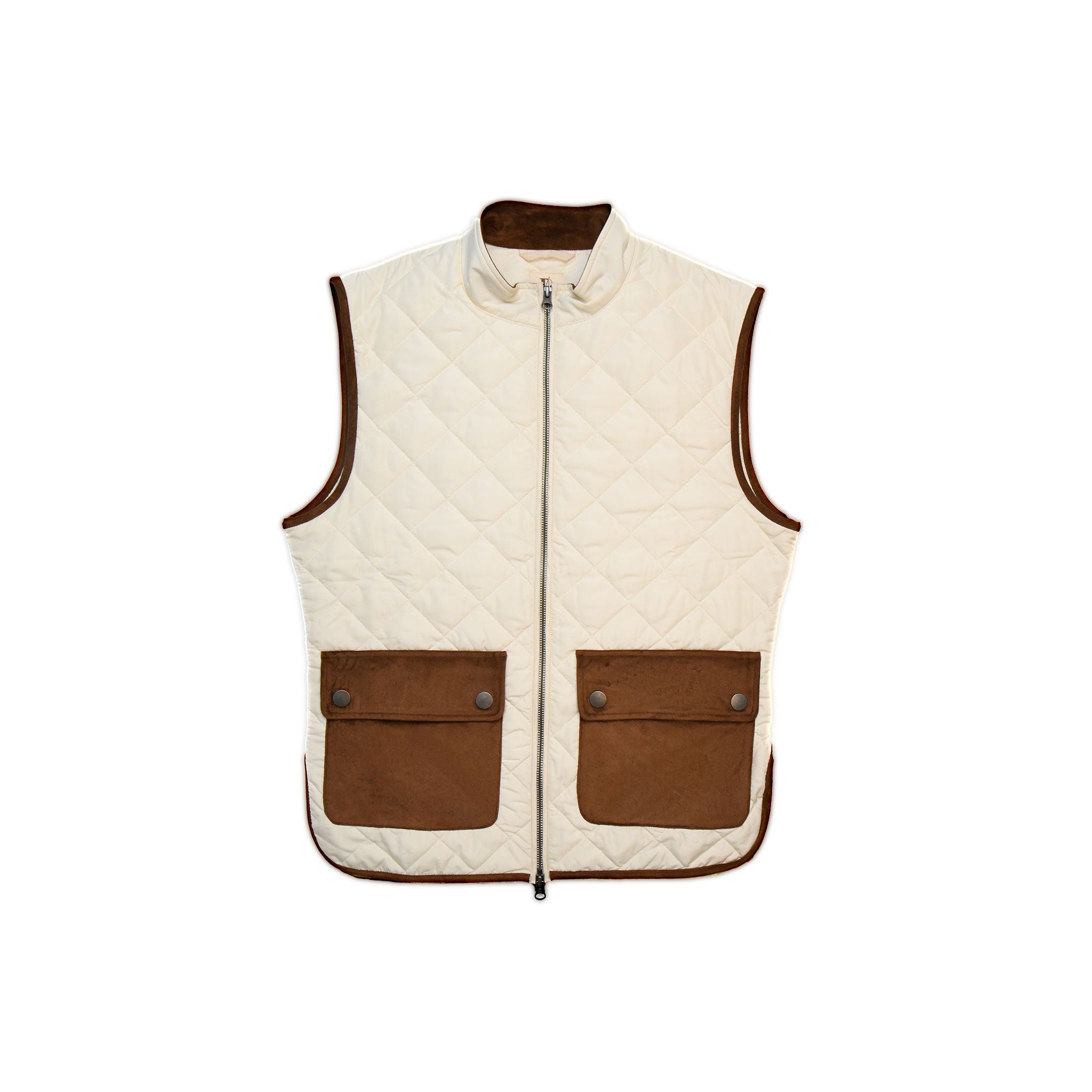 The Amari Vest in Cream